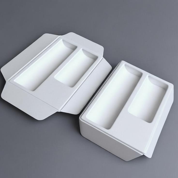 Molded Pulp Tray - 2 items