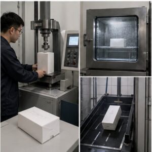 Packaging compression, humidity chamber and vibration testing in an in-house QA laboratory — evidence for PPWR compliant packaging claims
